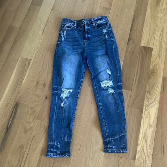 KanCan Denim - Kancan Kurvy ultra high rise ankle skinny jeans made in Los Angeles. Size 26